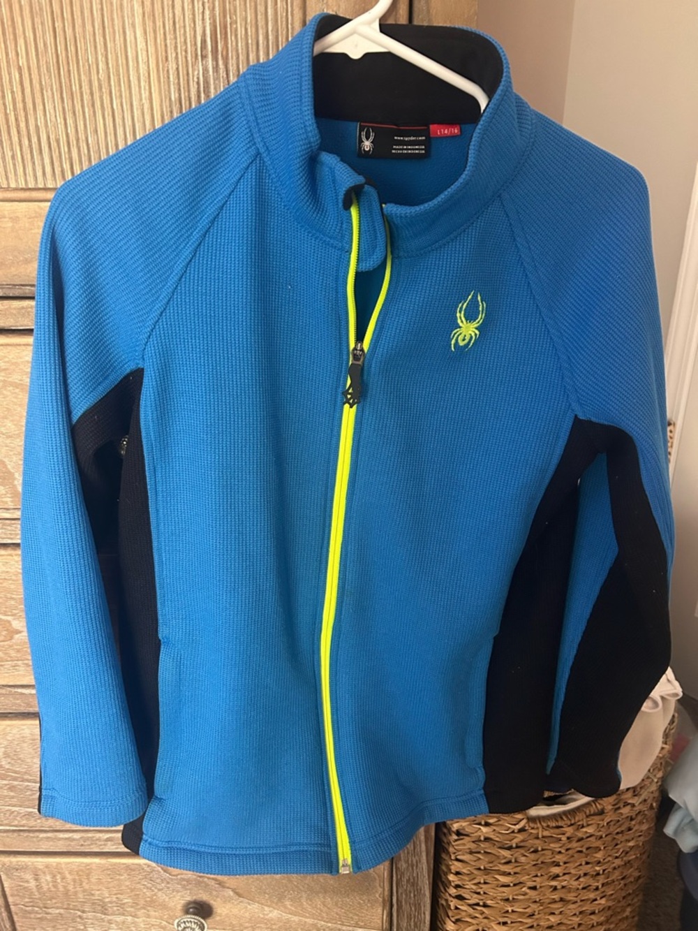Spyder fleece boys size 14-16